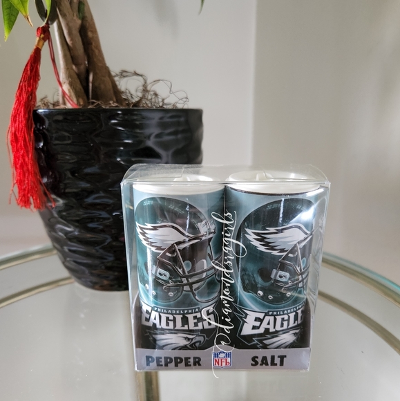 !!SOLD!! PHILADELPHIA EAGLES Game Day Salt & Pepper Shakers NFL NEW! - Picture 6 of 9